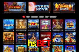 Interface do App hsbet